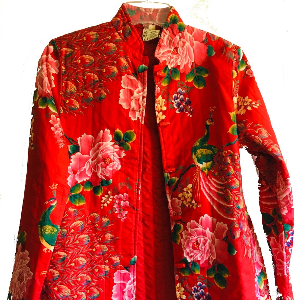 vintage 1960s cheongsam jacket cotton